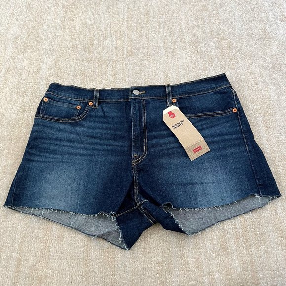 Levi's Pants - NWT Levi's High Rise Shorts 34 Blue